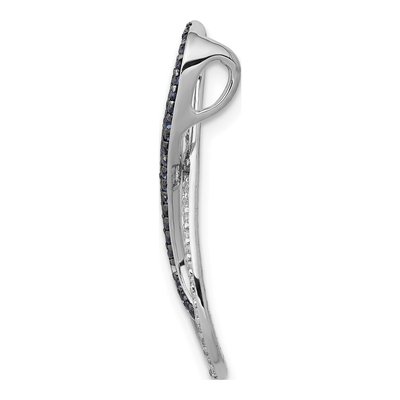 14K White Gold 1/5 ct tw Diamond Infinity Slide Pendant – view 3