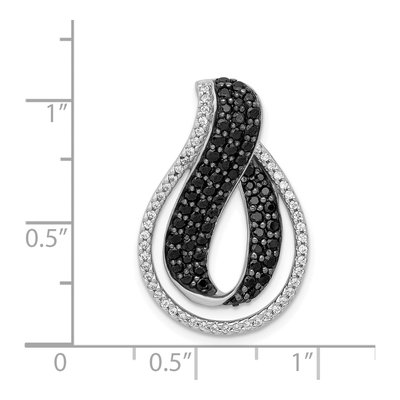 14K White Gold 1 ct tw Diamond Slide Pendant – view 5