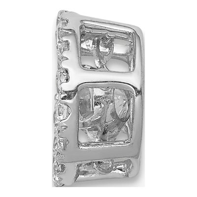 14K White Gold 3/8 ct tw Lab-Grown Diamond Slide Pendant – view 2