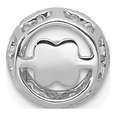 14K White Gold 3/8 ct tw Lab-Grown Diamond Slide Pendant – view 3