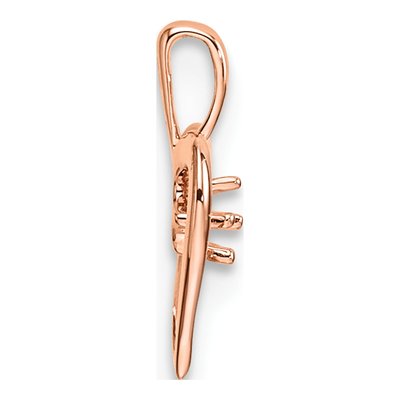 14K Rose Gold Heart Pendant – view 3