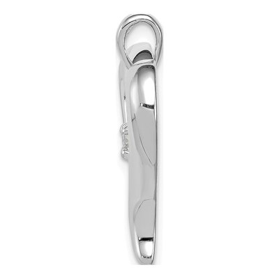 14K White Gold Heart for Pendant – view 2