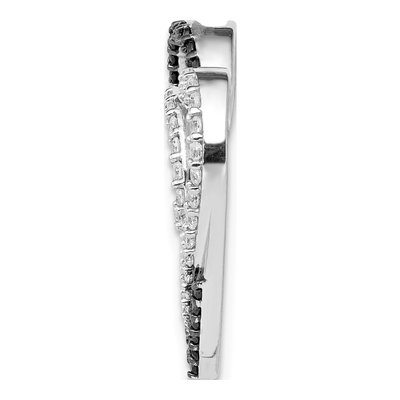 14K White Gold 0.4 ct tw Diamond Heart Slide Pendant – view 3