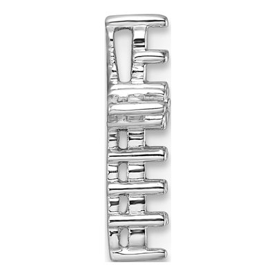 10K White Gold Diamond Cross Pendant Mounting – view 3