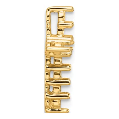 10K Yellow Gold Diamond Cross Pendant Mounting – view 3