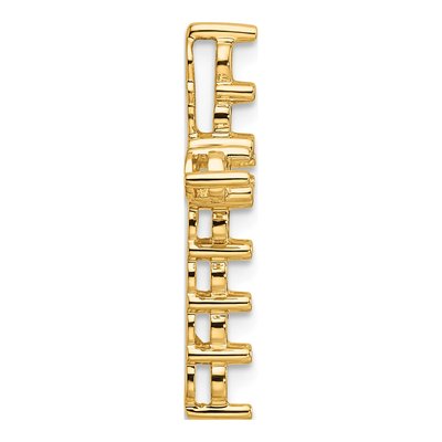 14K Yellow Gold 1 1/4 ct tw Cross for Diamonds Pendant Mounting – view 3