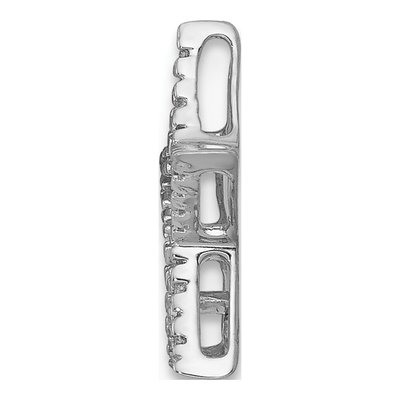 14K White Gold 1/20 ct tw Diamond Star Slide Pendant – view 2