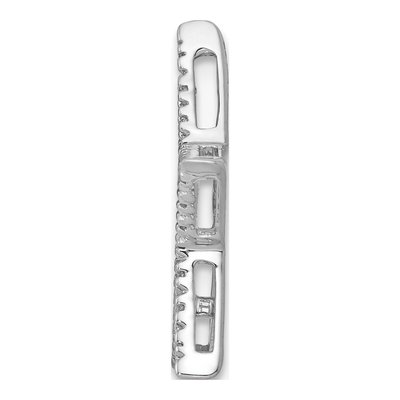 14K White Gold 1/10 ct tw Diamond Star Slide Pendant – view 3