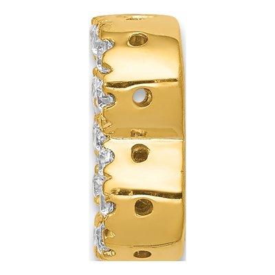 14K Yellow Gold 0.16 ct tw Diamond Letter B Charm – view 3