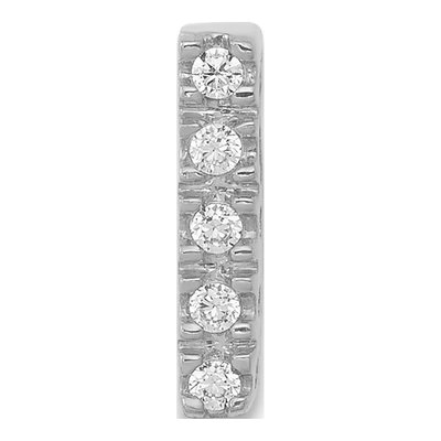 14K White Gold 1/20 ct tw Diamond Initial I Charm