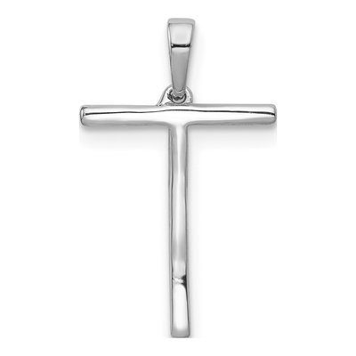 14K White Gold 0.08 ct tw Diamond Letter T Pendant – view 4