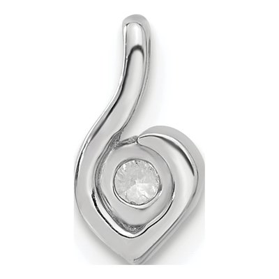 14K White Gold 1/6 ct tw Lab-Grown Diamond Fashion Pendant – view 3
