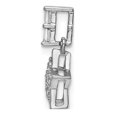 14K White Gold Diamond Star Pendant | Simply Starz – view 3