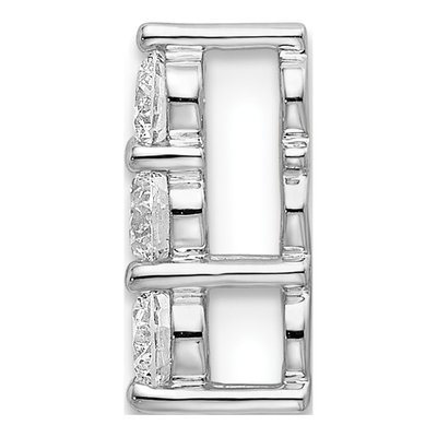 14K White Gold 1/3 ct tw Lab-Grown Diamond Slide Pendant – view 3