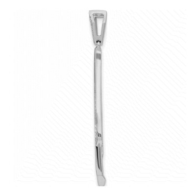 14K White Gold 1/4 ct tw Diamond Fancy Pendant – view 3