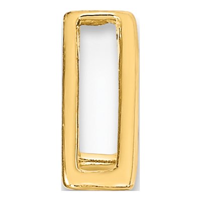 14K Yellow Gold Triangle Slide Pendant – view 3