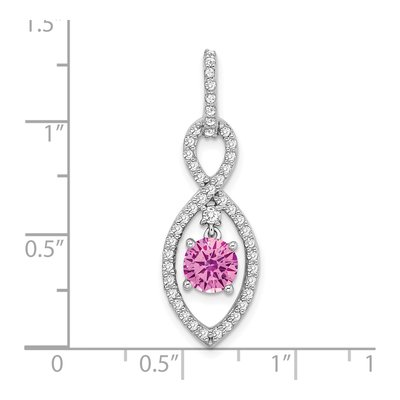 14K White Gold 0.4 ct tw Diamond Slide Pendant – view 3