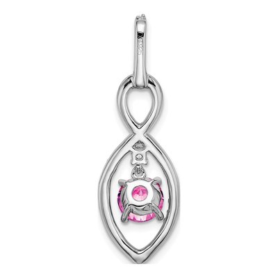14K White Gold 0.4 ct tw Diamond Slide Pendant – view 4