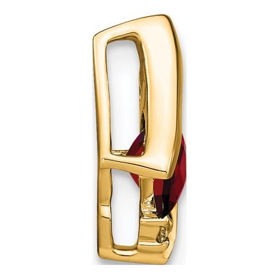 10K Yellow Gold Amethyst & Diamond February Charm – view 2