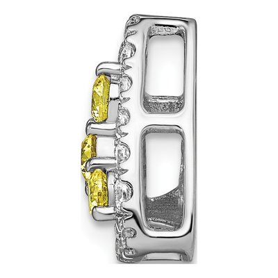 14K White Gold 1/2 ct tw Lab-Grown Diamond Slide Pendant – view 3
