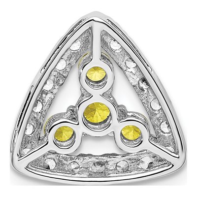 14K White Gold 1/2 ct tw Lab-Grown Diamond Slide Pendant – view 4