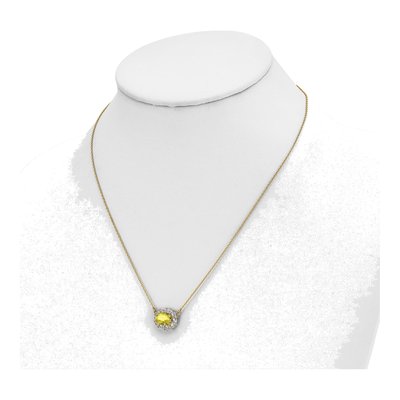 14K Yellow Gold 1 ct tw Lab-Grown Diamond Necklace – view 4