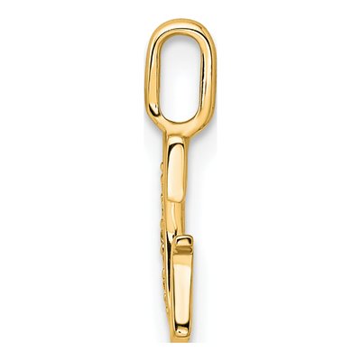 14K Yellow Gold Diamond Letter G Pendant – view 3