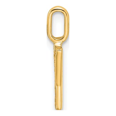14K Yellow Gold Diamond Letter Y Pendant – view 2