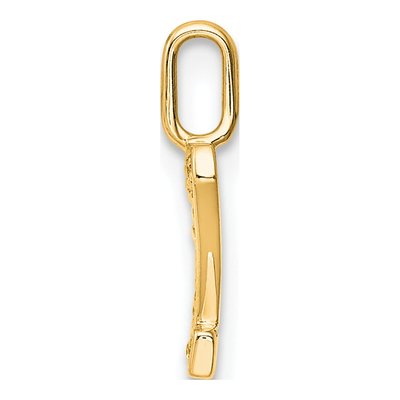 14K Yellow Gold 1/20 ct tw Diamond Letter Z Pendant – view 2