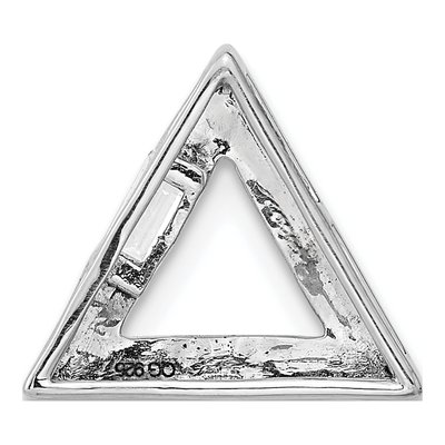 14K Yellow Gold 1/8 ct tw Diamond Triangle Slide Pendant – view 4