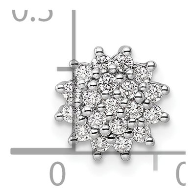 14K White Gold 1/4 ct tw Lab-Grown Diamond Slide Pendant – view 5