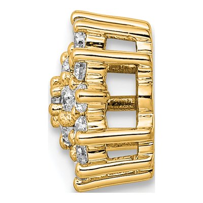 14K Yellow Gold 1/4 ct tw Lab-Grown Diamond Slide Pendant – view 2