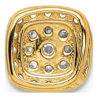 14K Yellow Gold 3/8 ct tw Lab-Grown Diamond Slide Pendant – view 4