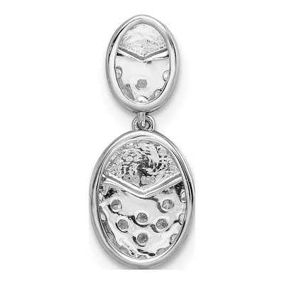 14K White Gold 1/5 ct tw Lab-Grown Diamond Slide Pendant – view 3