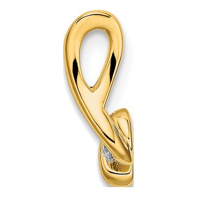 14K Yellow Gold 1/10 ct tw Lab-Grown Diamond Fashion Pendant – view 2