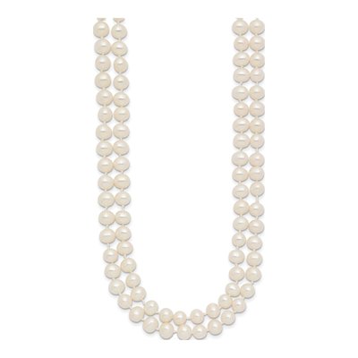 14K Yellow Gold Freshwater Cultured Pearl Double Strand Necklace – view 3