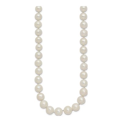 14K Yellow Gold Freshwater Cultured Pearl Graduated Necklace – view 3