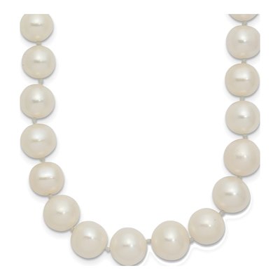 14K Yellow Gold Freshwater Cultured Pearl Graduated Necklace