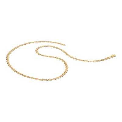 14K Tri-Color Gold 4.65mm Pave Valentino Chain – view 5