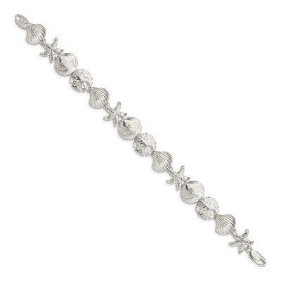 Sterling Silver Seashells Bracelet – view 3