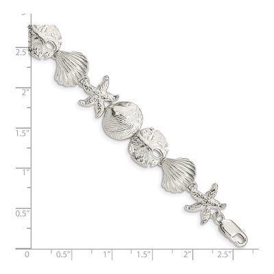 Sterling Silver Seashells Bracelet – view 4