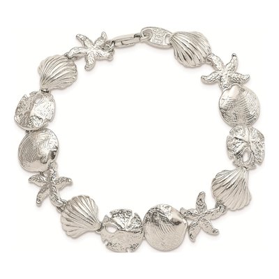 Sterling Silver Seashells Bracelet – view 5
