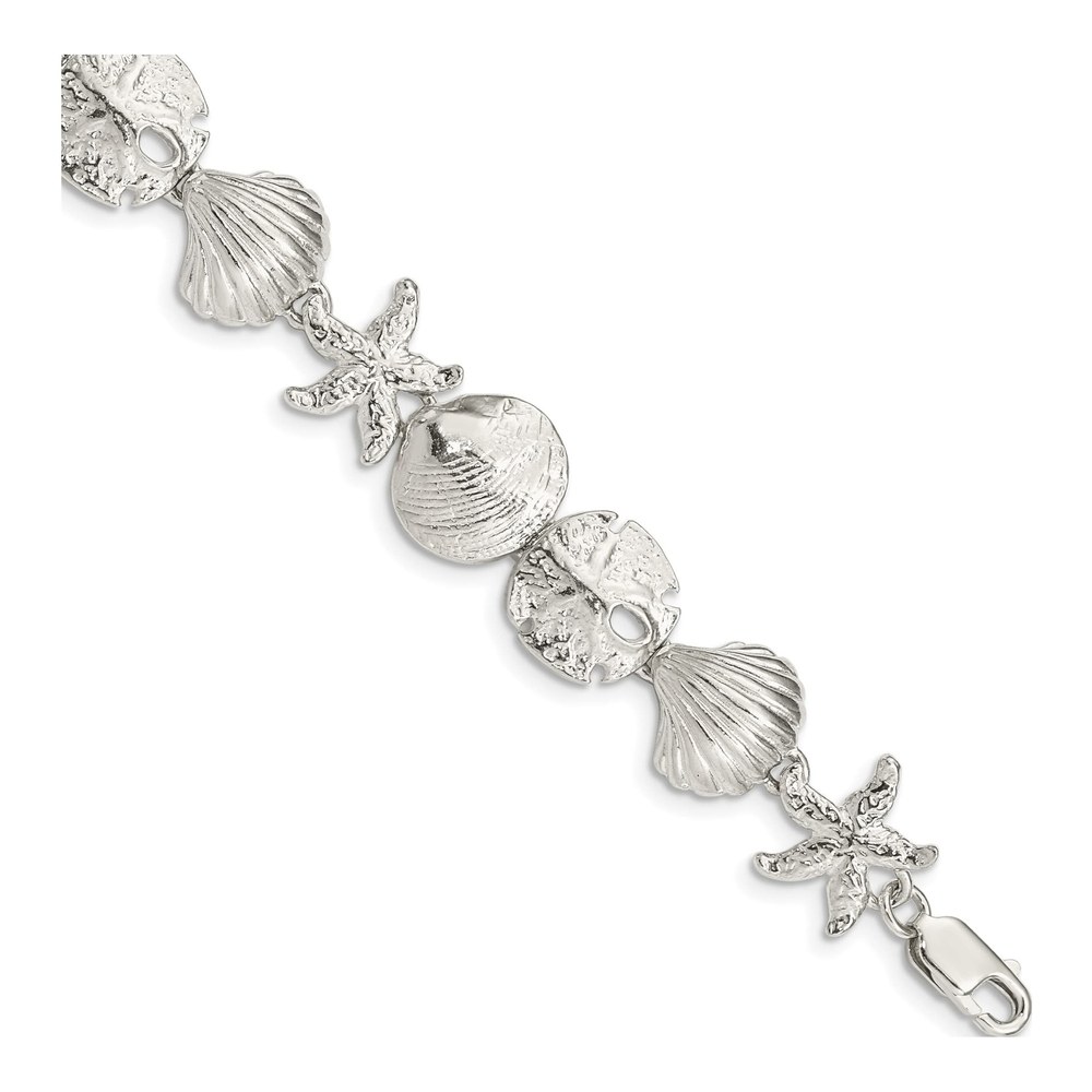 Sterling Silver Seashells Bracelet