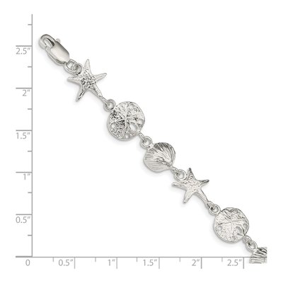 Sterling Silver Seashells Bracelet – view 4