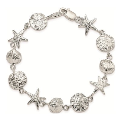 Sterling Silver Seashells Bracelet – view 5