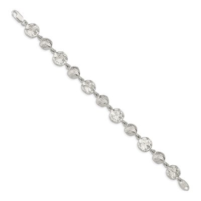 Sterling Silver Seashells Sand Dollars Bracelet – view 2