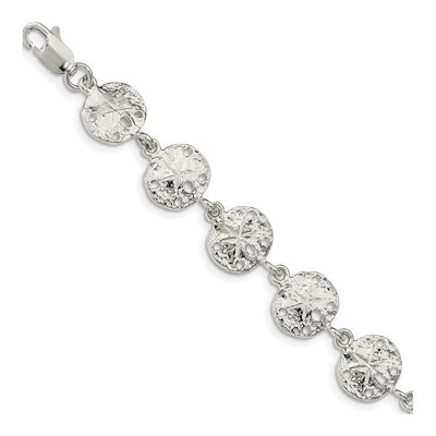 Sterling Silver Sand Dollars Bracelet