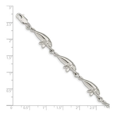 Sterling Silver Manatees Bracelet – view 4