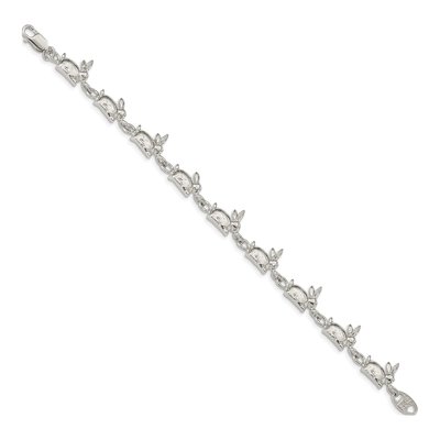 Sterling Silver Rabbits Bracelet – view 3