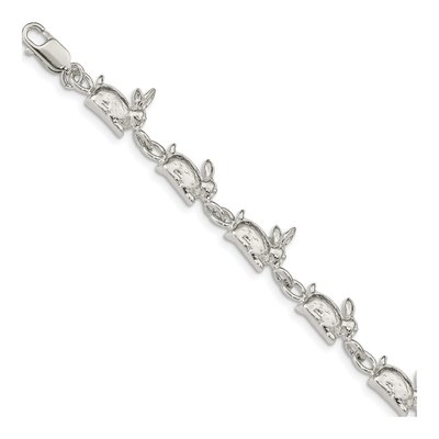 Sterling Silver Rabbits Bracelet